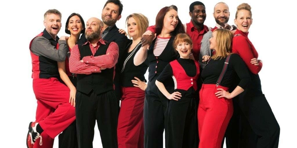 The Showstoppers Socially Distanced Improvised Musical review c. Hugo Glendinning
