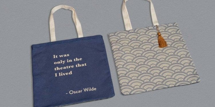 An Oscar Wilde Tote Bag from ALOFTS