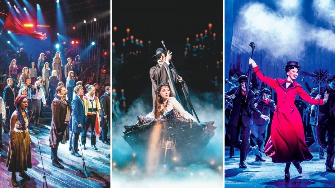 Les Misérables – The Staged Concert, The Phantom Of The Opera And