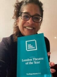 Indhu Rubasingham Kiln Theatre London Theatre of the Year The Stage Awards Indhu Rubasingham Kiln Theatre London Theatre of the Year The Stage Awards