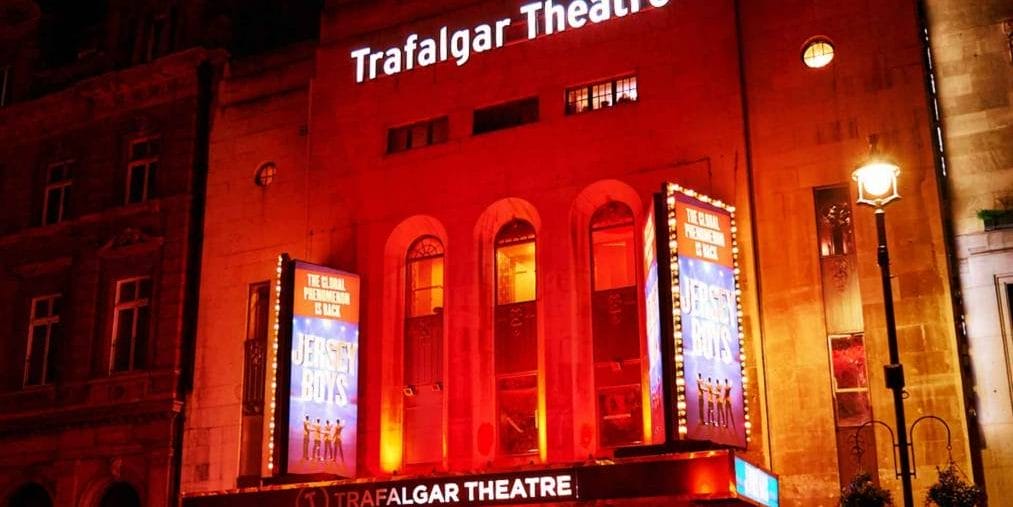 Trafalgar Theatre in Red