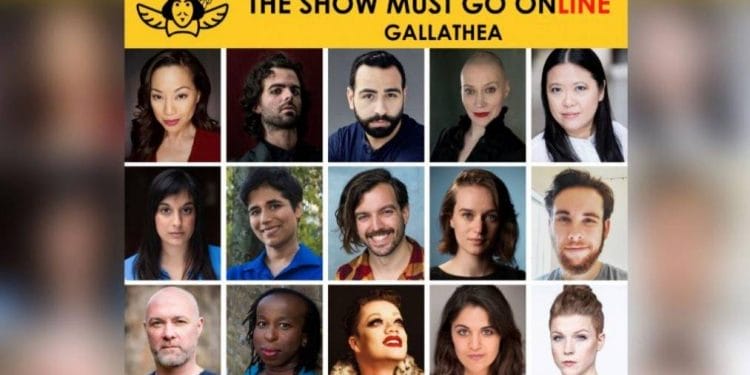 Cast of The Show Must Go Online Gallathea
