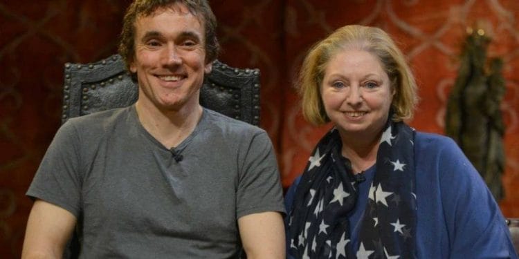 Hilary Mantel and Ben Miles photo by Jeff Overs BBC