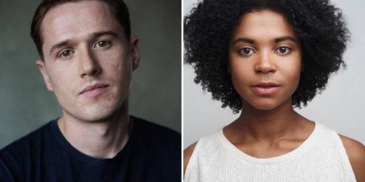Joel MacCormack and Isabel Adomakoh Young play Romeo and Juliet
