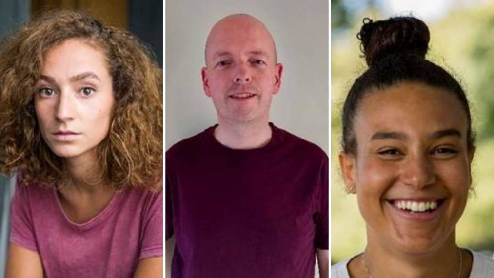 L R Gemma Barnett Mark Cowan Violet Smart