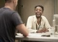 Omari Douglas in rehearsals for Constellations directed by Michael Longhurst for Donmar Warehouse West End. Photo Marc Brenner