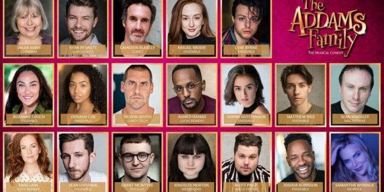 The Addams Family UK Tour Cast