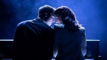 Oli Higginson as Jamie Molly Lynch as Cathy in The Last Five Years ©Helen Maybanks Oli Higginson as Jamie Molly Lynch as Cathy in The Last Five Years ©Helen Maybanks