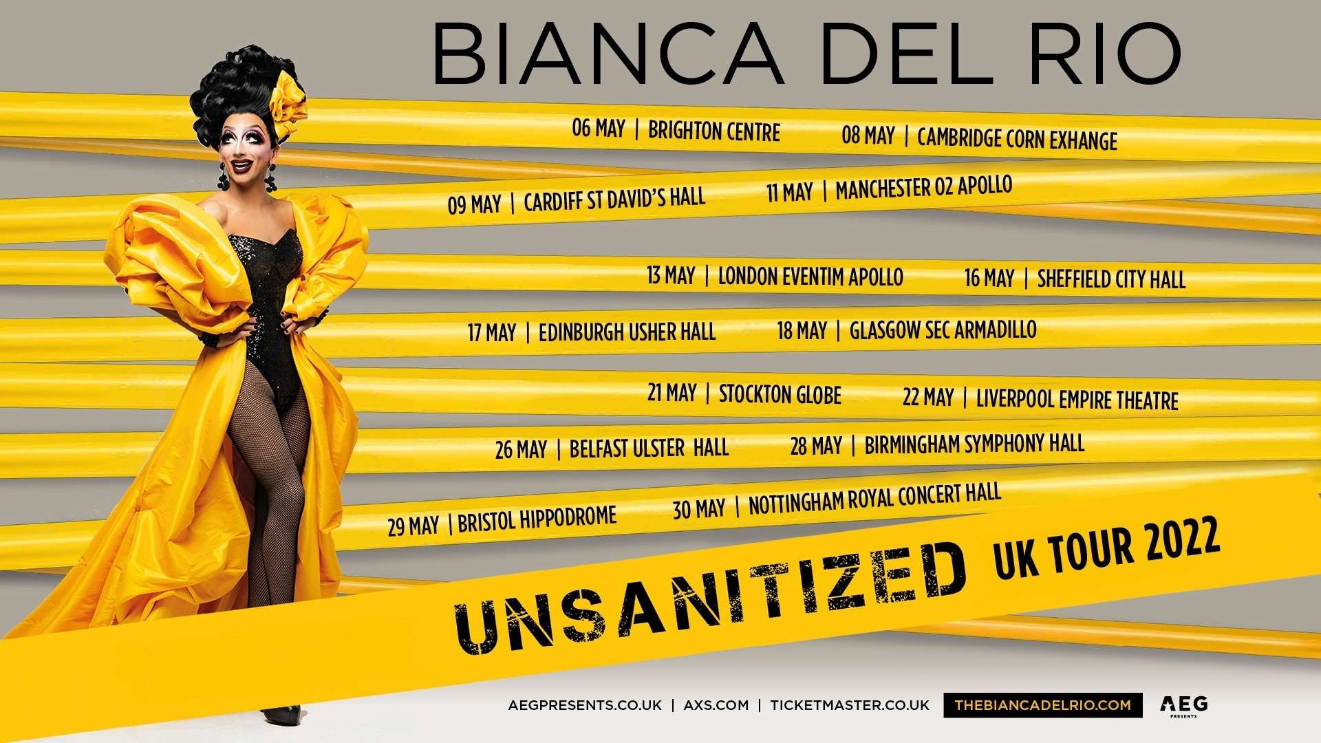 Bianca Del Rio Unsanitized Tour