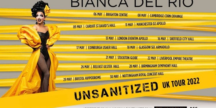 Bianca Del Rio Unsanitized Tour
