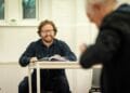 Ed Madden in rehearsal for Yellowfin. Credit Helen Maybanks