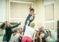 . CABARET In Rehearsal. Eddie Redmayne The Emcee and Company. Photo Marc Brenner