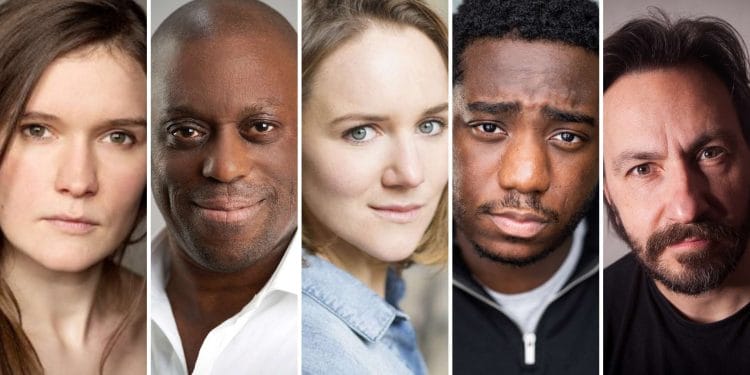 Cast of A Christmas Carol at Reading Rep