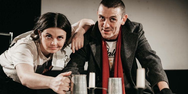 Freya Sharp and John Dagleish in Cratchit Photography by Charles Flint Photography