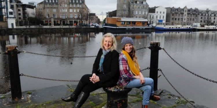 Fiona Gibson CEO of Capital Theatres and Elizabeth Newman Artistic Director of Pitlochry Festival Theatre in Leith. Photo Colin Hattersley