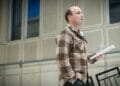 Rory Kinnear in rehearsals for Force Majeure at the Donmar Warehouse Directed by Michael Longhurst. Photo Marc Brenner