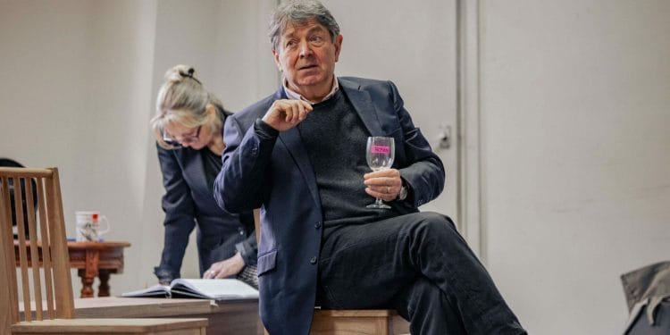 Graham Seed in rehearsal for Bloody Difficult Women credit Mark Senior