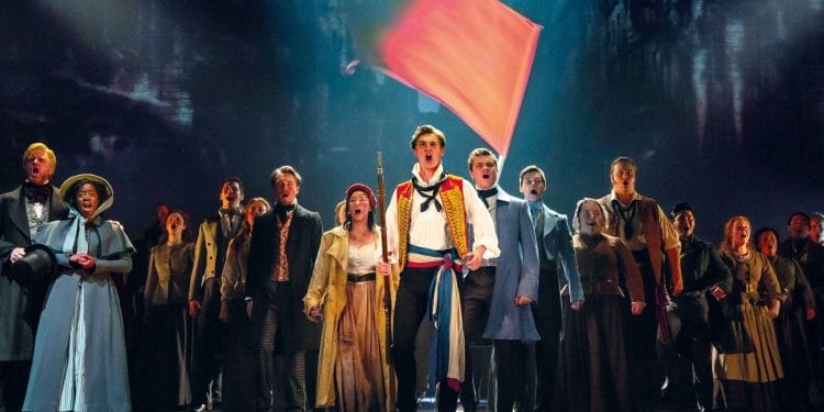LES MISERABLES UK TOUR. One Day More The Company. Photo Danny Kaan