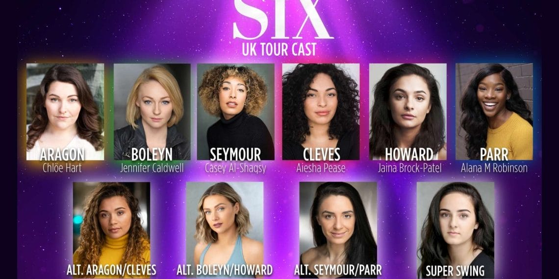 Six UK Tour Cast
