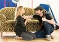 . BONNIE AND CLYDE In Rehearsal. Natalie McQueen and George Maguire. Photo by Darren Bell