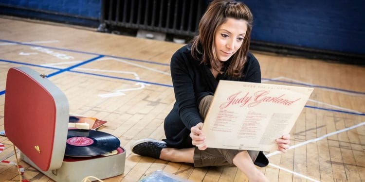 Christina Bianco in rehearsal for The Rise and Fall of Little Voice Pamela Raith Photography