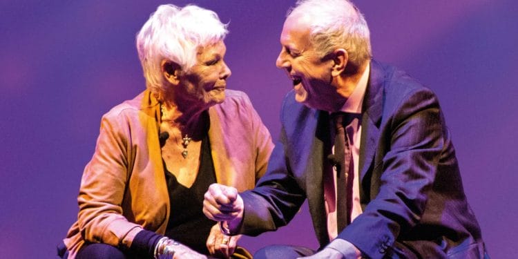 Judi Dench will be in conversation with Gyles Brandreth at the Gielgud Theatre