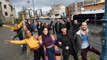 Keith Jack and the Cast of Sunshine on Leith