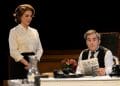 Vicki Davids and Owen Oakeshott as Greta and Sir Wilfrid Robarts in Witness for the Prosecution photo by Ellie Kurttz