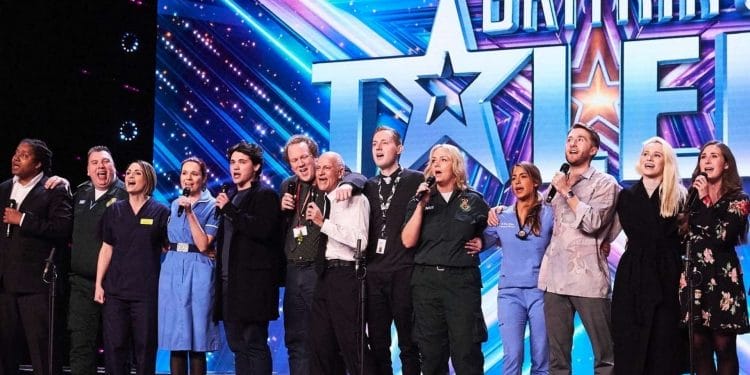 . The Frontline Singers on Britains Got Talent. Photo ITV Britains Got Talent