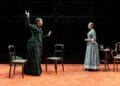 Noma Dumezweni and Patricia Allison in A DOLLS HOUSE PART by Lucas Hnath photo by Marc Brenner