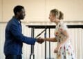 Victor Alli and Lizzie Annis in rehearsals for The Glass Menagerie c Johan Persson.jpg