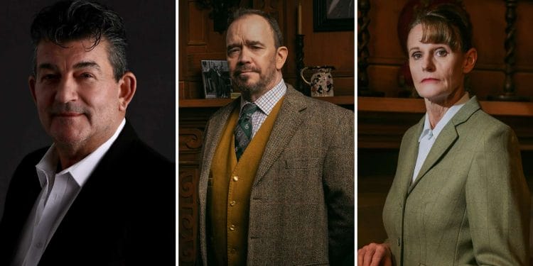 John Altman joins Todd Carty and Gwyneth Strong in The Mousetrap character shots byMatt Crockett