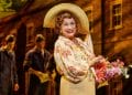 caroline quentin mrs malaprop in jack absolute flies again at the national theatre . photo by brinkhoff moegenburg