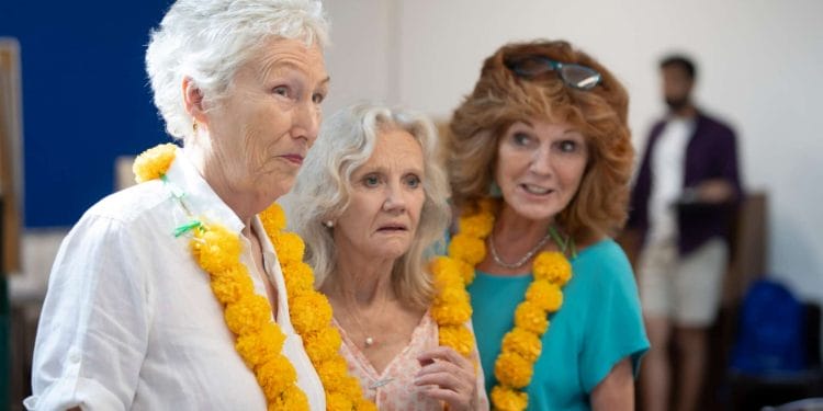 The Best Exotic Marigold Hotel Cast in Rehearsal