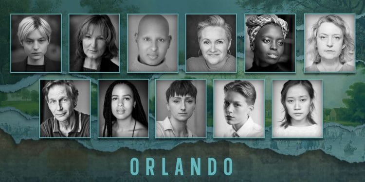 Cast of Orlando at Garrick Theatre