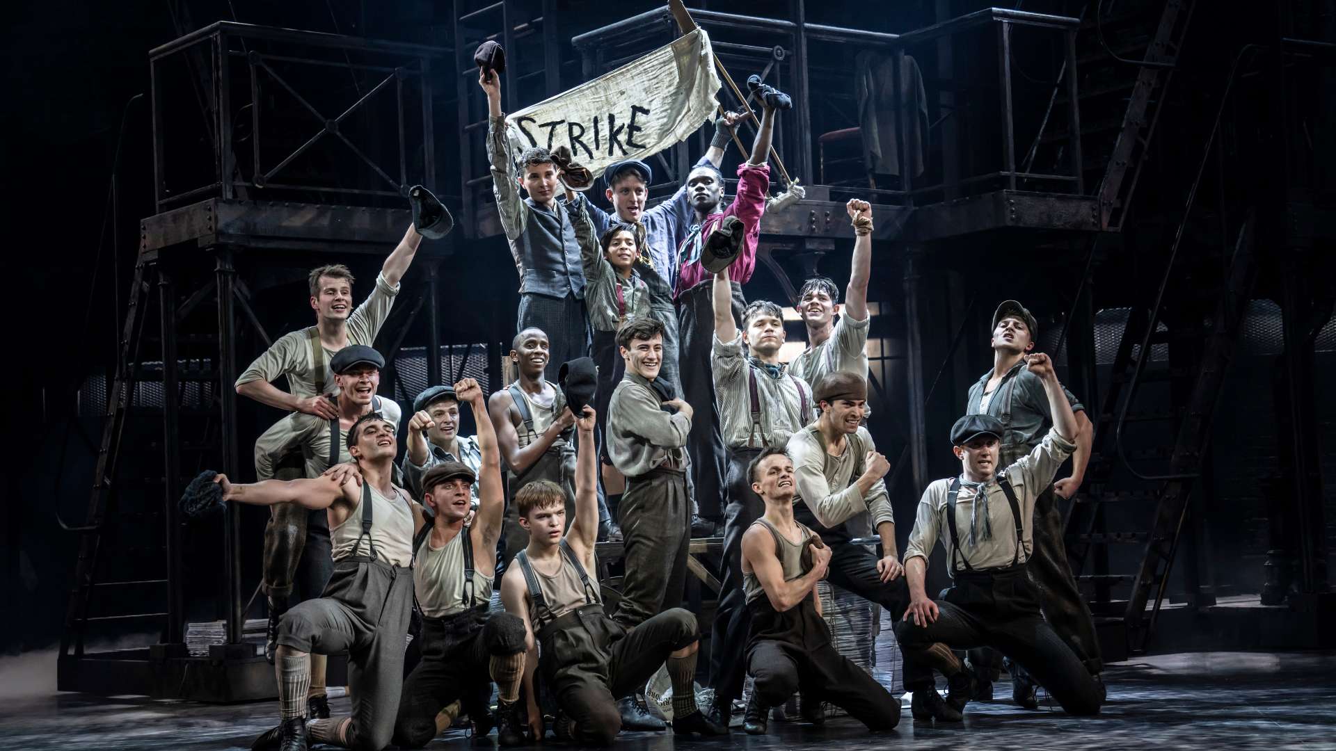 Review Disney S Newsies At Troubadour Wembley Park Theatre London Theatre Weekly
