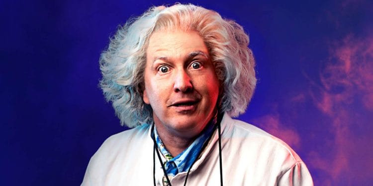 Cory English as Doc Brown in Back To The Future the Musical credit Matt Crockett 3