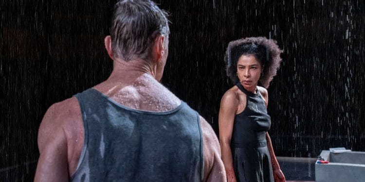 Sophie Okonedo and Ben Daniels in Medea @sohoplace. Photo credit Johan Persson