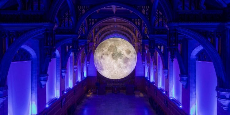 Museum of the Moon by Luke Jerram. University of Bristol, UK, 2017. Photo (c) Carolyn Eaton (1)