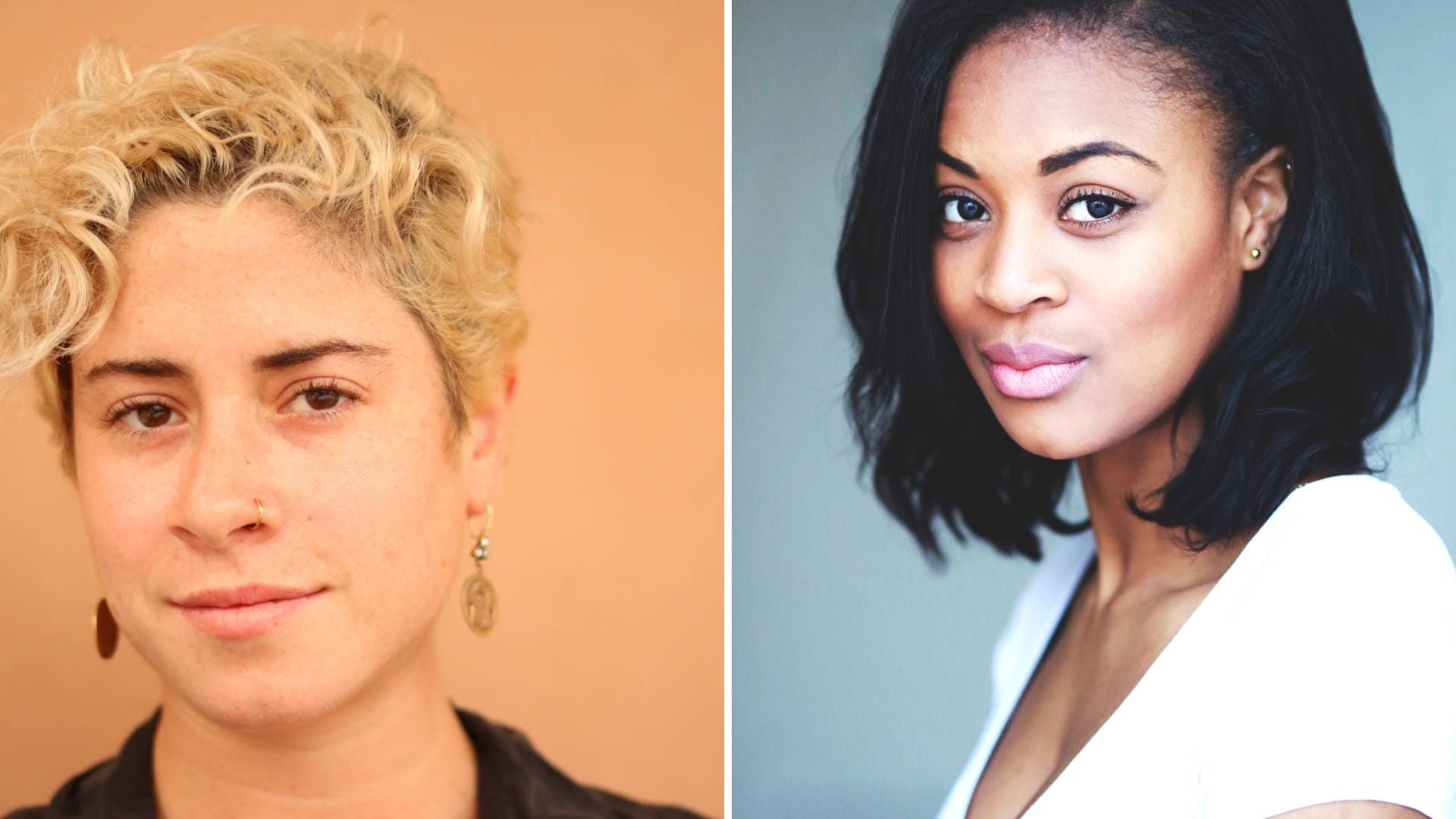 Emily Aboud and Racheal Ofori. Photo by Sam Irons