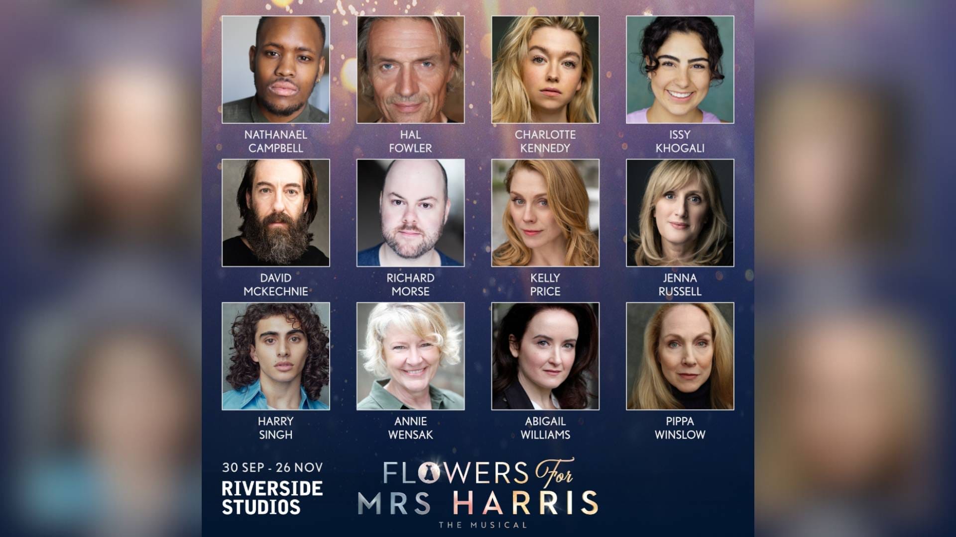 Flowers For Mrs Harris Cast