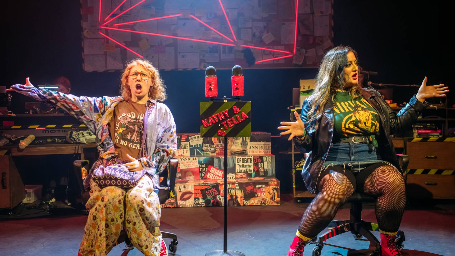 First Look New Production Images for Kathy and Stella Solve a Murder! Theatre Weekly