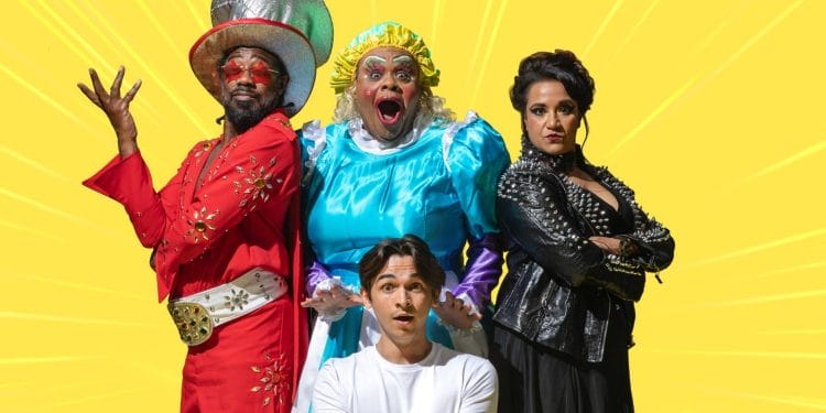 Cast of Aladdin Hackney Empire credit Perou