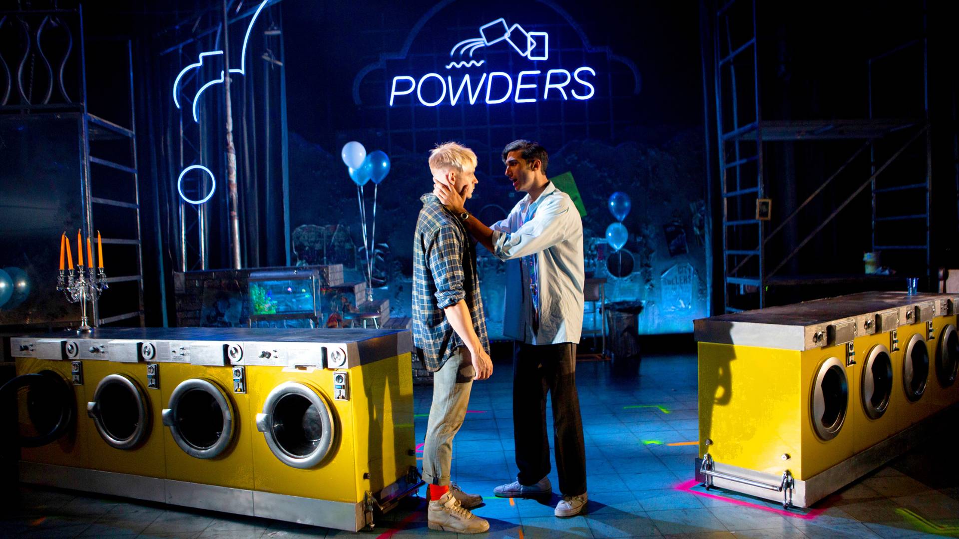 My Beautiful Laundrette To Return With 2024 Tour Theatre Weekly   Jonny Fines As Johnny And Omar Malik As Omar  My Beautiful Laundrette Photography By Ellie Kurttz 