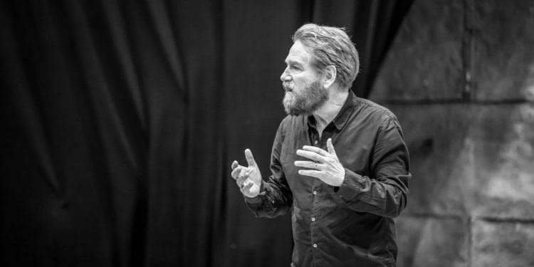 Kenneth Branagh (Lear) in rehearsals for the Kenneth Branagh Theatre Company's King Lear at Wyndham's Theatre photo by Johan Persson