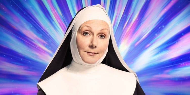 SISTER ACT. Sue Cleaver as 'Mother Superior'. Photo Oliver Rosser @FeastCreative