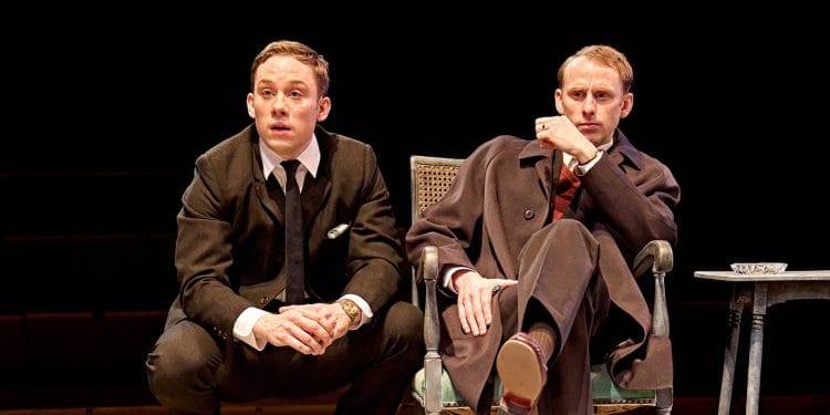 Joe Cole and Robert Emms in in The Homecoming at Young Vic. © Manuel Harlan