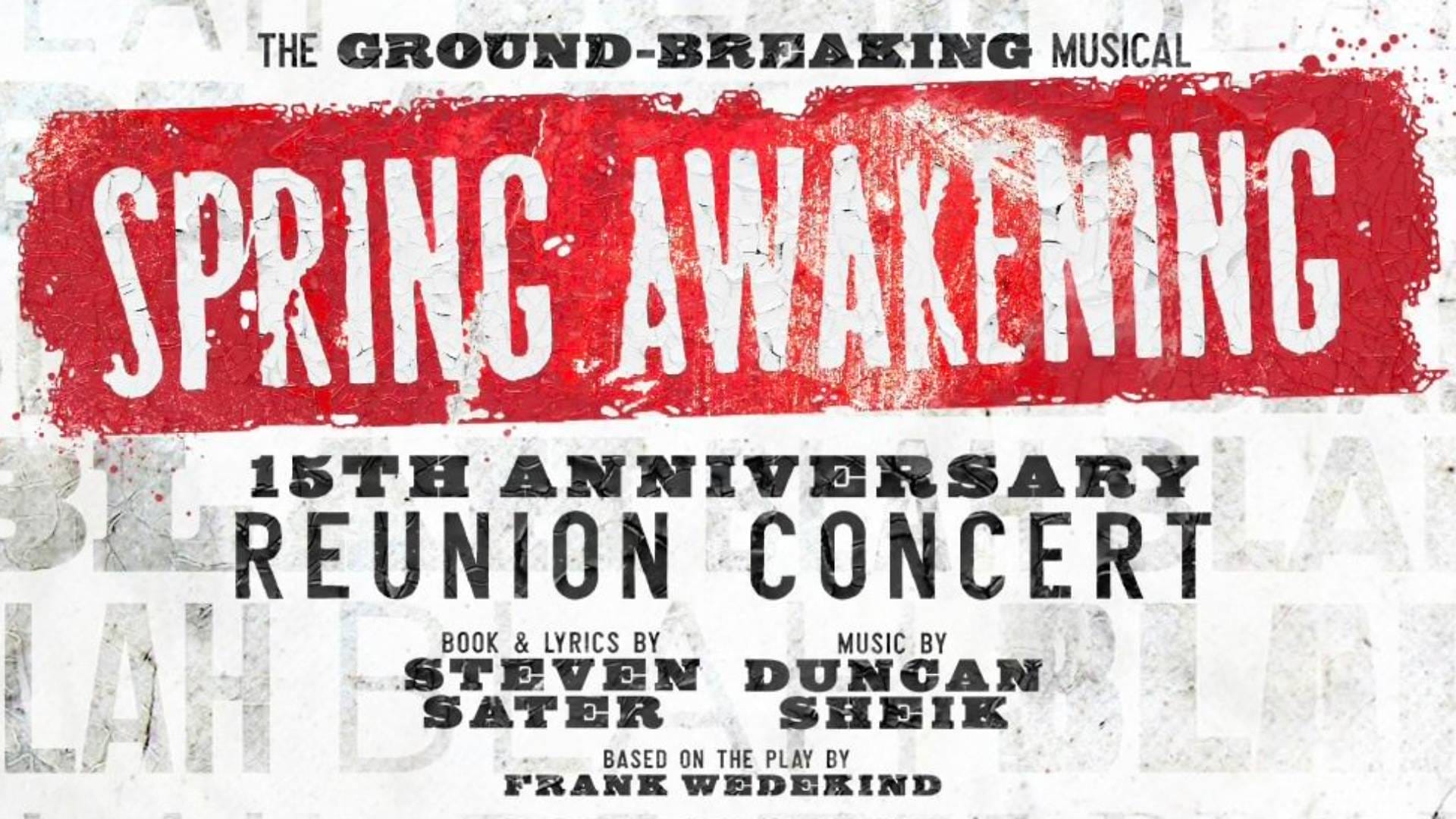 Spring Awakening 15th Anniversary Concert
