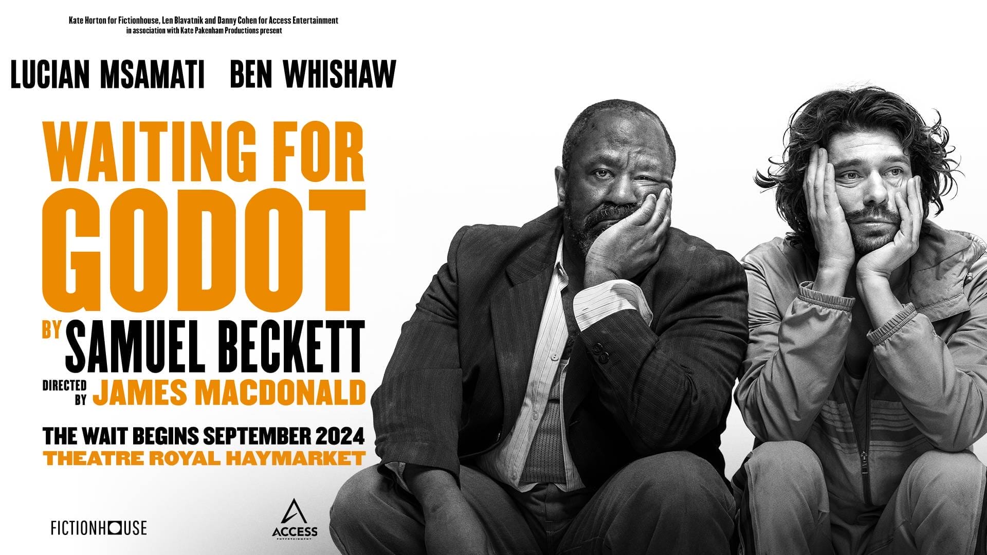 Tickets On Sale For Waiting For Godot Starring Lucian Msamati and Ben