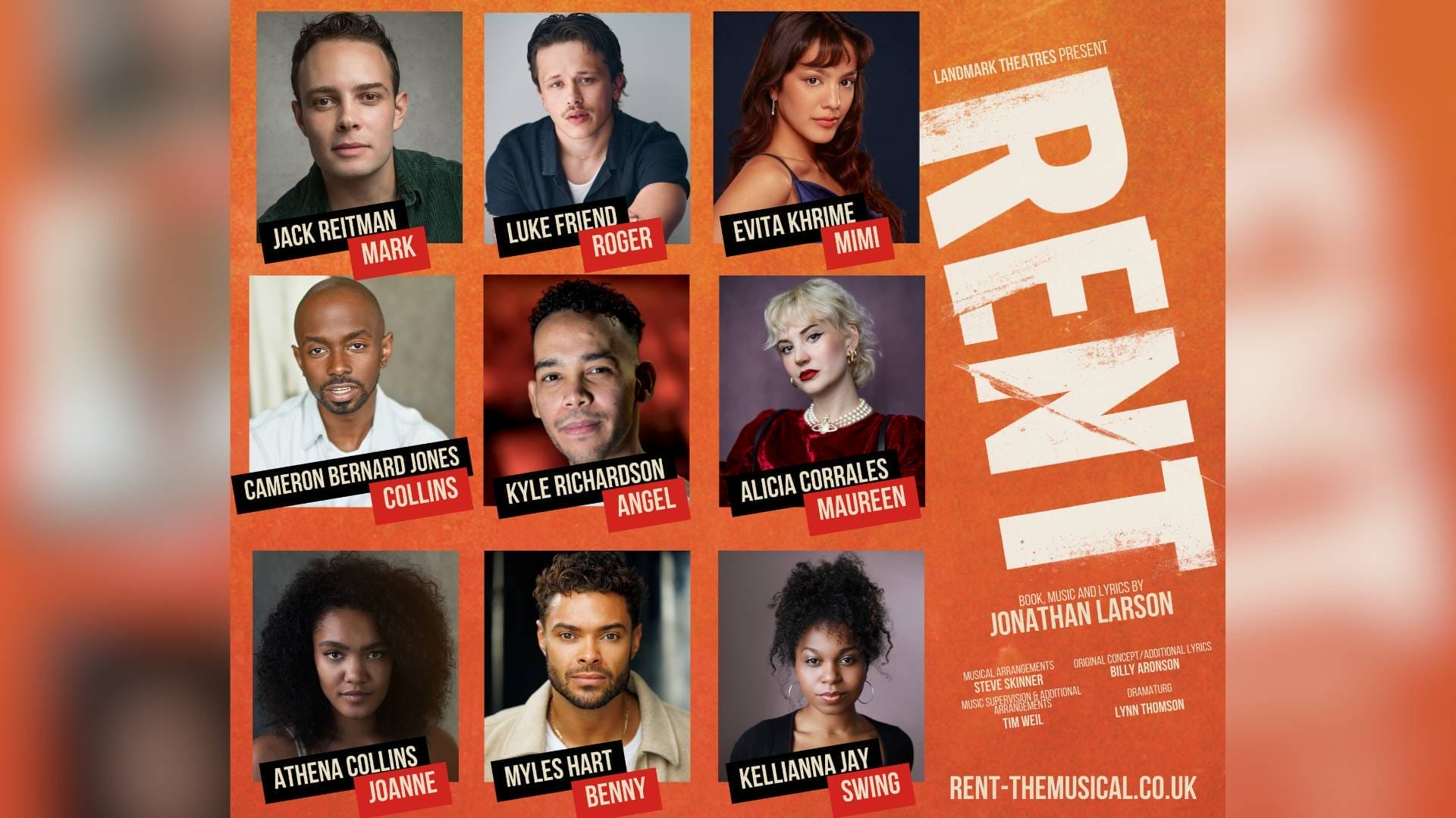 Cast of Rent at Landmark Theatres